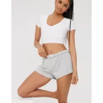 OFFLINE By Aerie OTT Fleece Short - Medium Heather Gray