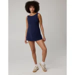 OFFLINE By Aerie Real Me Xtra High Neck Dress - Royal Navy