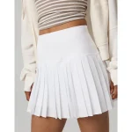 OFFLINE By Aerie Seamless Pleated Mini Skort - White