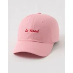 Polychrome Corduroy Baseball Hat - Bright Pink