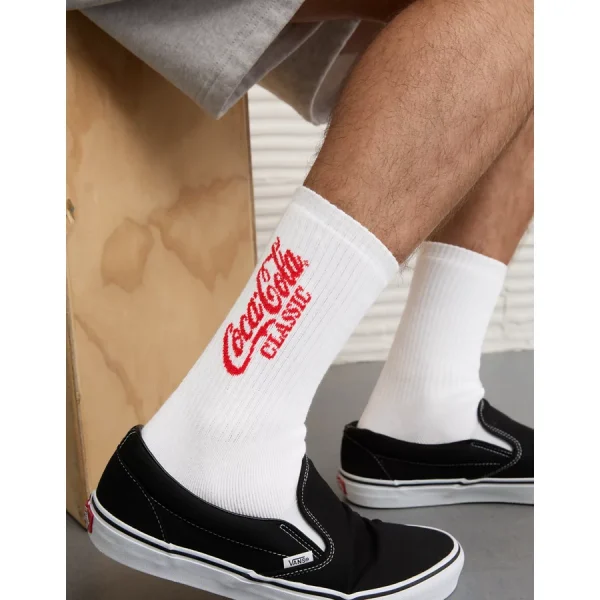 AE Coca-Cola Crew Socks - White