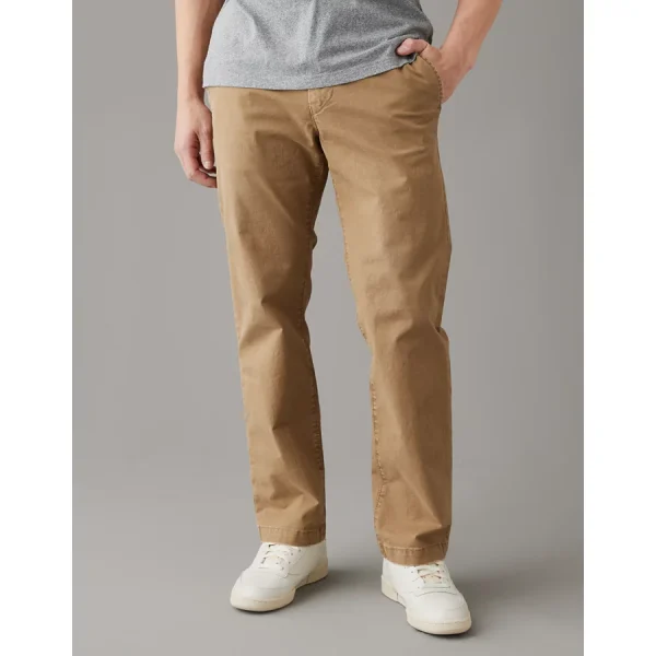 AE Flex Bootcut Lived-In Khaki Pant - Toasted Almond