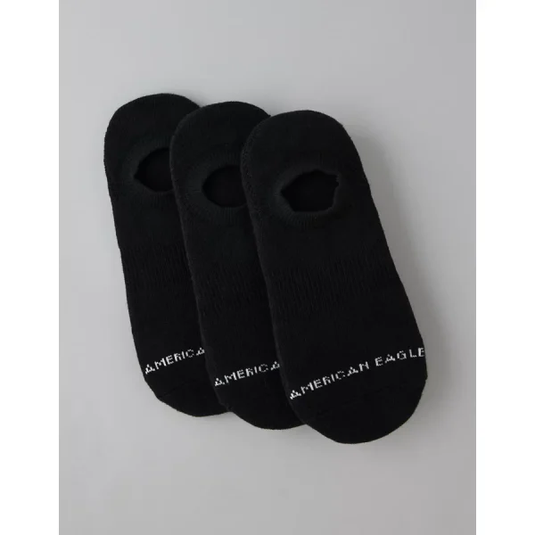 AE Invisible Socks 3-Pack - Black