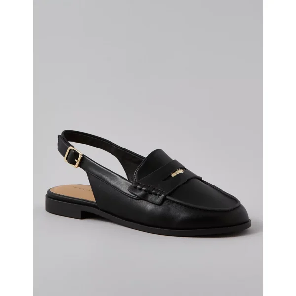 AE Slingback Penny Loafer - Black