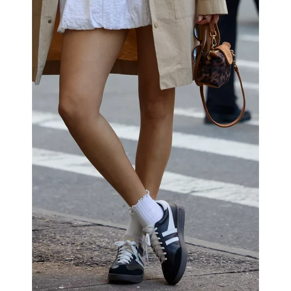 Aerie Lettuce Edge Bobby Sock 2-Pack - Bright White