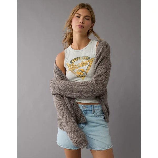 NFL Green Bay Packers Tank Top - Heather Gray