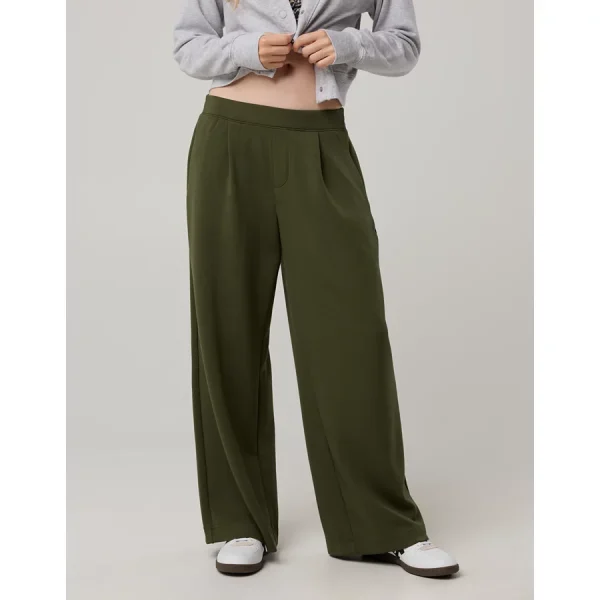 OFFLINE By Aerie ChillUp Trouser - Military Green