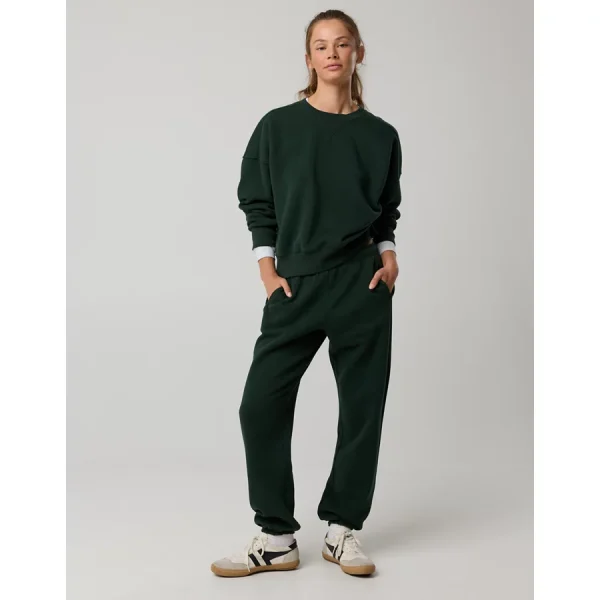 OFFLINE By Aerie Cloud Fleece Classic Jogger - Mystical Green