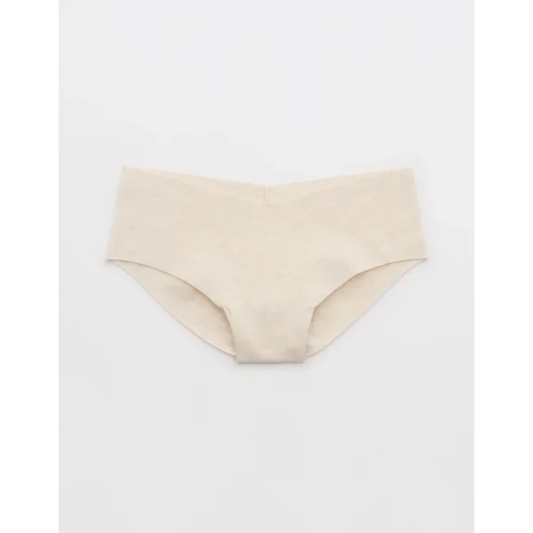 Superchill No Show Cotton Cheeky Underwear - Heather Frost