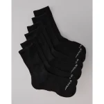 AE Crew Socks 3-Pack - Black
