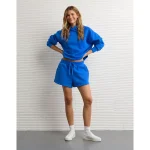 AE Everyday Luxe Sweat Short - Rich Sapphire