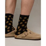 AE Halloween Classic Crew Socks - Black