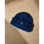 AE x Tru Kolors Double Layer Ribbed Beanie - Steel Blue