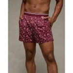 AEO Men's Ultra Soft Pocket Boxer Short - Wine