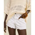 Aerie Daydream Denim Short - White