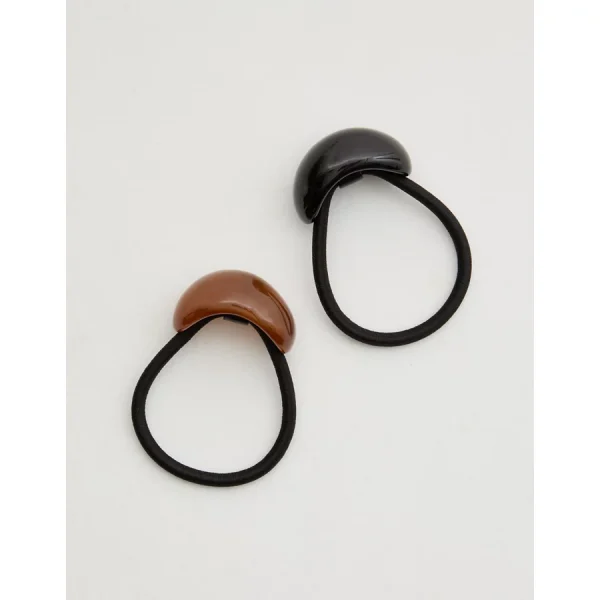 Aerie Resin Ball Hair Tie 2-Pack - Multi