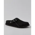 Birkenstock Men's Lutry Suede Sandal - Black