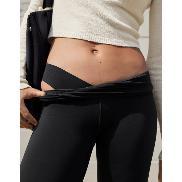 SMOOTHEZ No Show Thong Underwear - True Black