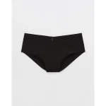 Superchill No Show Cotton Cheeky Underwear - True Black