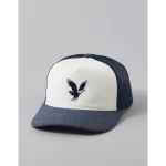 AE Eagle Twill Trucker Hat - Navy