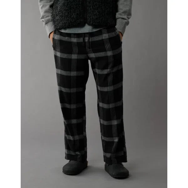 AE Flannel PJ Pant - Bold Black