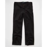 AE Flex Loose Lived-In Khaki Pant - Bold Black