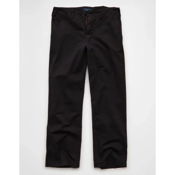 AE Flex Loose Lived-In Khaki Pant - Bold Black