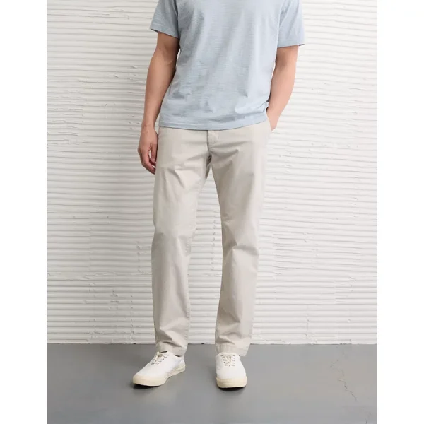 AE Flex Original Straight Lived-In Khaki Pant - Natural White