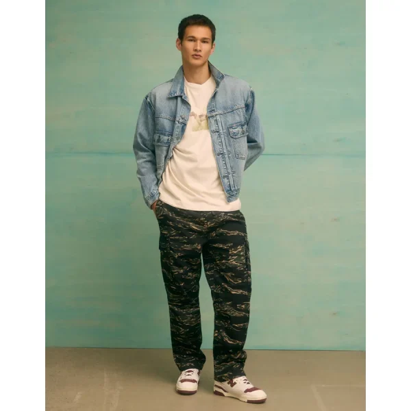 AE Flex Relaxed Cargo Pant - Black Camo