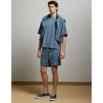 AE77 Premium Fleece Sweat Short - Blue