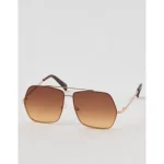 Aerie Oversized Vacay Mode Sunglasses - Gold