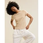 Aerie Pointelle Vintage T-Shirt - Koko Brown