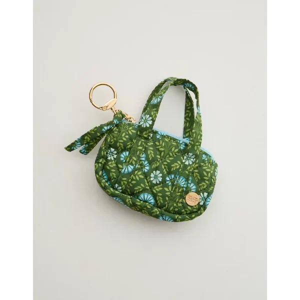 Itty Bitty Duffle Bag Charm - Deep Forest Green
