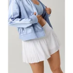 OFFLINE By Aerie Real Me Pleated Flowy Short - White