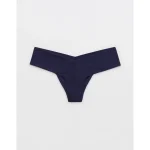 SMOOTHEZ Everyday V Thong Underwear - Navy