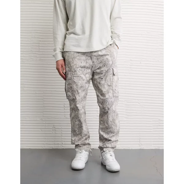 AE Flex Lived-In Cargo Pant - White Washed