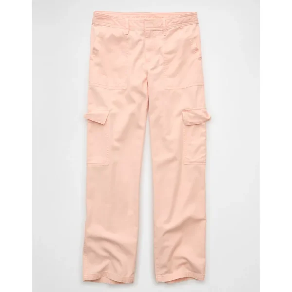 AE Low-Rise Cargo Straight Utility Pant - Beach Peach