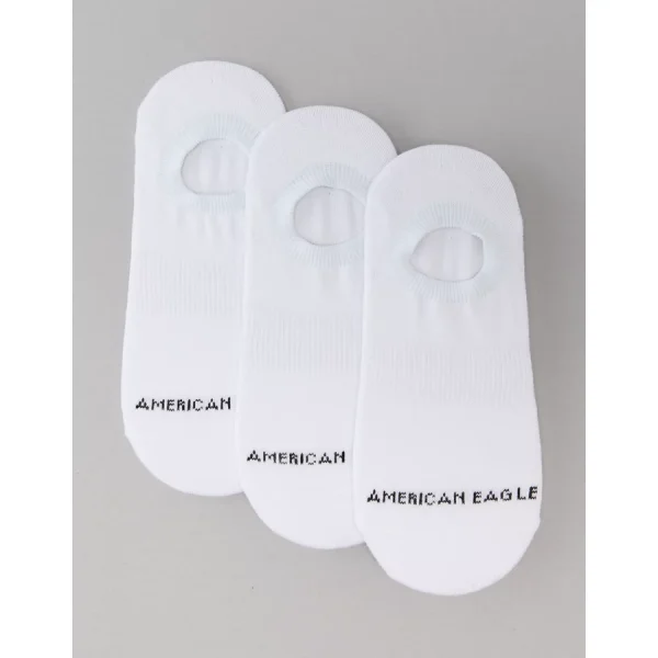 AE No-Show Socks 3-Pack - White