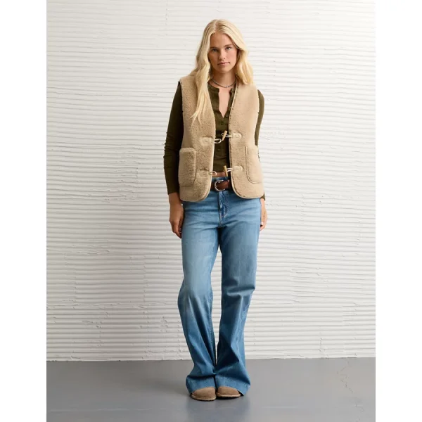 AE Sherpa Vest - Khaki