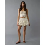 AE Stretch Bubble Skort - Cream