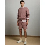 AE77 Premium Fleece Sweat Short - Mauve
