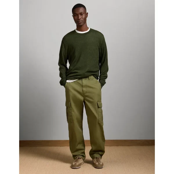 AE77 Premium Merino Wool Sweater - Olive