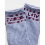 OFFLINE By Aerie Crew Socks - Monaco Blue