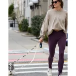 OFFLINE By Aerie Real Me High Waisted Crossover Legging - Cool Berry