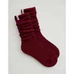 OFFLINE By Aerie Scrunch Socks - Deep Cherry