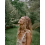 Show Off Flocked Vintage Lace Plunge Bralette - Stone Harbor