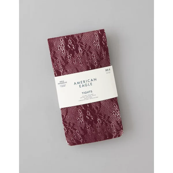 AE Lace Tights - Preppy Red