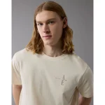 AE Logo Graphic T-Shirt - Cream