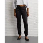 AE Stretch High-Waisted Jegging Jogger - Onyx Black