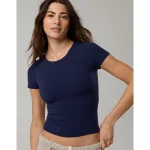 OFFLINE By Aerie Real Me XTRA T-Shirt - Royal Navy
